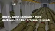Kuzey Kore Lideri Kim Jong-un Füze Üretimini 2.5 Kat Artırma Talimatı Verdi