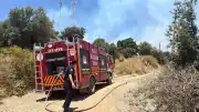 Bodrum'da Otluk Alanda Çıkan Yangın Kontrol Altına Alındı