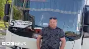 Herson'da Ukraynalı Otobüs Şoförleri Ölümcül Rotalarda Görev Yapıyor