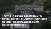Trump'ın Beyaz Saray Bahçesi UFC Arenasına Dönüştürüldü: Milyon Dolarlık Gösteri Pazar Günü Düzenlenecek