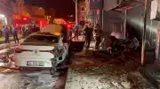 Bursa'da Mobilya Deposu Küllere Döndü