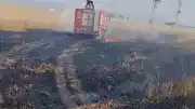 Şırnak'ta Buğday Ekili Arazide Yangın: 10 Dönüm Alan Zarar Gördü
