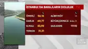 İstanbul Barajlarında Doluluk Oranları Düşüşte: Kritik Seviyeler İzleniyor