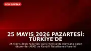 25 Mayıs 2026 Pazartesi: Türkiye'de Son Depremler ve AFAD Verileri