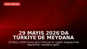 29 Mayıs 2026'da Türkiye'de Meydana Gelen Depremler: AFAD ve Kandilli Verileri