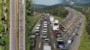 Bolu Geçişinde Bayram Dönüşü Trafiği Durma Noktasına Geldi