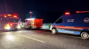 Denizli'de Otobüs Yangınında 3 Kişi Hayatını Kaybetti, 20 Kişi Yaralandı