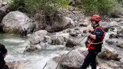Kahramanmaraş'ta Nehire Düşen S.A.'ı Arama Çalışmaları Sürüyor