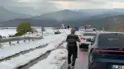 Karaman'da Aniden Başlayan Dolu Yağışı Hayatı Olumsuz Etkiledi