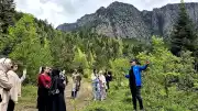 Kastamonulu Üniversite Öğrencilerinden Tarihi İstiklal Yolu'nda Anlamlı Yürüyüş