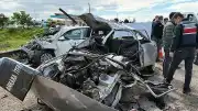 Kırıkkale'de Trafik Kazasında Hayatını Kaybeden Aile Çorum'da Defnedildi