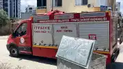 Mersin'de Spot Eşya Dükkanının Arkasındaki Eşyalar Alev Aldı, Çevreye Yoğun Duman Yayıldı