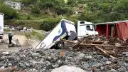 Osmaniye'de Heyelan: 6 Tır Zarar Gördü, Köy Yolları Kapandı