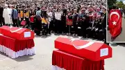 Şehit Cenazesinde Türk Bayrağına Sarılı Konuşan A.K. Hayatını Kaybetti