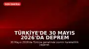 Türkiye'de 30 Mayıs 2026'da Deprem Hareketliliği: AFAD ve Kandilli Verileri