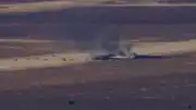 ABD Bombardıman Uçağı Kalkıştan Hemen Sonra Düştü