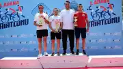 Adana'da İlk Aquatlon ve Triatlon Yarışları Tamamlandı: Sporcular Madalyalarını Aldı