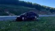 Ardahan'da Trafik Kazası: Otomobil Devrildi, Sürücü Hayatını Kaybetti