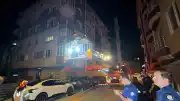 Avcılar'da Kolonlardan Ses Gelen 5 Katlı Bina Toprak Kayması Nedeniyle Tahliye Edildi