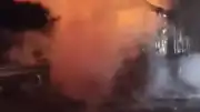 Bolu'da Tavuk Eti Taşıyan TIR Alevlere Teslim Oldu