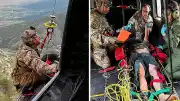 Çorum'da Dağ Yürüyüşünde Yaralanan Vatandaş Helikopterle Kurtarıldı