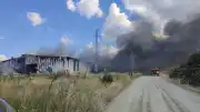 Edirne Keşan'da Katı Atık Bertaraf Tesisinde Yangın Çıktı