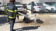 Elektrikli Bisiklet Bataryası Patladı: Sürücü Yaralandı