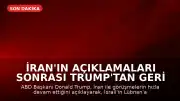 İran'ın Açıklamaları Sonrası Trump'tan Geri Adım: İsrail'in Lübnan'a Asker Göndermeyeceği Belirtildi