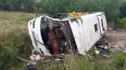 Isparta'da Tur Otobüsünün Devrilmesi Sonucu 4 Kişi Hayatını Kaybetti, 15 Kişi Yaralandı