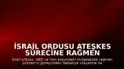 İsrail ordusu ateşkes sürecine rağmen Lübnan'ın güneyine hava saldırıları gerçekleştirdi