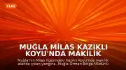 Muğla Milas Kazıklı Koyu'nda Makilik Alanda Yangın Meydana Geldi