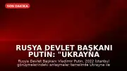 Rusya Devlet Başkanı Putin: "Ukrayna ile barış görüşmelerine hazırız"