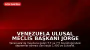 Venezuela Ulusal Meclis Başkanı Jorge Rodríguez: "Enkaz altındaki kurtarma çalışmaları için kritik saatlerdeyiz"