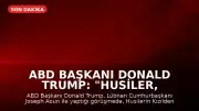 ABD Başkanı Donald Trump: "Husiler, Kızıldeniz'i kapatırsa icabına bakarız"