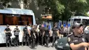 Ankara'da NATO karşıtı eylem düzenleyen gruba yönelik gözaltı işlemi