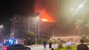 Antalya Alanya'da Otel Yangını: Çatı Katında Çıkan Alevler Tahliye Getirdi
