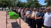Antalya'daki feci kazada hayatını kaybeden 5 kişilik aile Konya'da defnedildi