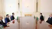 Bakü Temasları Kapsamında Adalet Bakanı Gürlek, Azerbaycan Cumhurbaşkanı Aliyev Tarafından Kabul Edildi