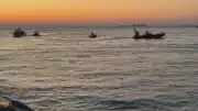 Beykoz'da Dalga Boyu Yüksekliği Nedeniyle Denize Girmek Yasaklandı