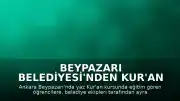 Beypazarı Belediyesi'nden Kur'an Kursu Öğrencilerine İkram