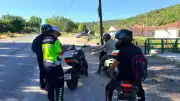 Bilecik'te Jandarmadan Motosiklet Sürücülerine Trafik Eğitimi