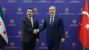 Dışişleri Bakanı Hakan Fidan, Suriye Dışişleri Bakanı Esad Hasan ile bir görüşme gerçekleştirdi