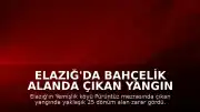 Elazığ'da Bahçelik Alanda Çıkan Yangın Kontrol Altına Alındı
