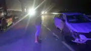 Erzincan-Erzurum Kara Yolunda Tır ile Otomobil Çarpıştı: 4 Yaralı