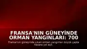 Fransa'nın güneyinde orman yangınları: 700 hektarlık alan küle döndü