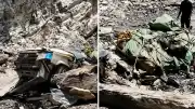 Hindistan'da Muson Yağışları Faciası: Dev Kayalar Taksiyi Ezdi, 13 Kişi Öldü