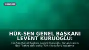 Hür-Sen Genel Başkanı Levent Kuruoğlu: 'Ana dilde eğitim hakkına kabul edilemez müdahale'