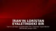 İran'ın Loristan Eyaletindeki Bir Rafineride Yangın Meydana Geldi