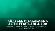 Küresel Piyasalarda Altın Fiyatları 4.100 Dolar Sınırını Aştı