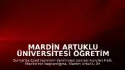 Mardin Artuklu Üniversitesi Öğretim Üyesi Abdülhamit Avvak Suriye Halk Meclisi Başkanı Seçildi